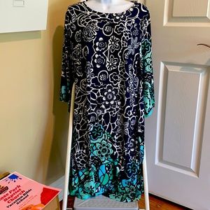 Long sleeve knit dress